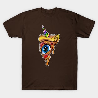 Cute Unicorn Pizza T-Shirt